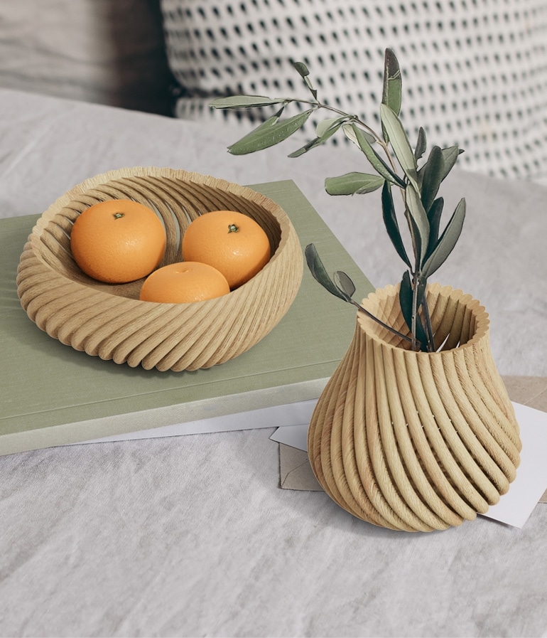 3D printed vessel, bowl